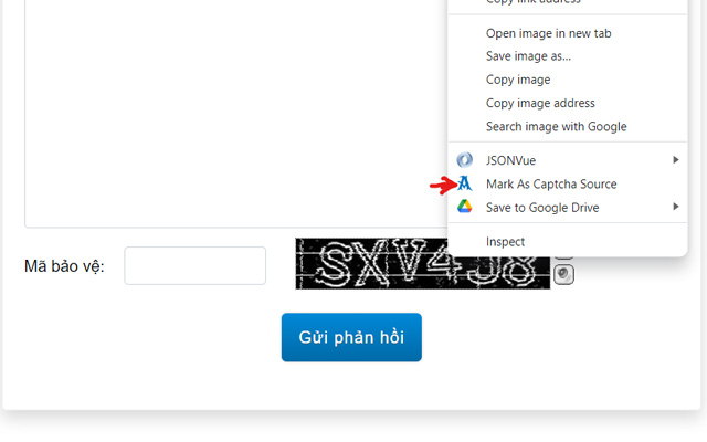 Giải captcha ảnh image to text bằng Extension AntiCaptcha