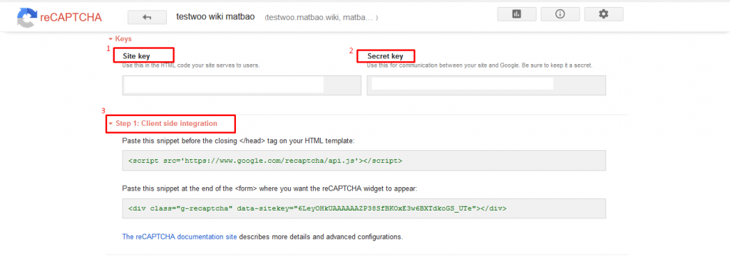 Hướng dẫn cài đặt sử dụng ReCAPTCHA trên website WordPress - Ảnh 3